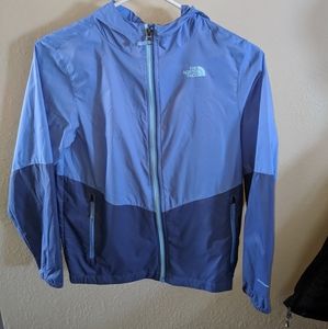 Kids North Face windbreaker raincoat jacket 14/16